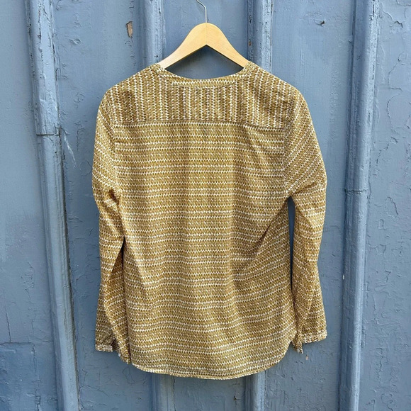 Holding Horses Anthropologie Tulipane Semi Sheer Blouse, size 8 - Picture 4 of 11